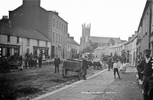 1890년경 애스보이의 농민 시장