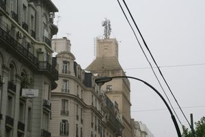 산타페 가를 따라 늘어선 건물들.