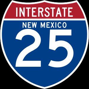 I-25 뉴멕시코주 표지판