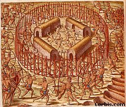 인디우의 다른 부족 마을 공격