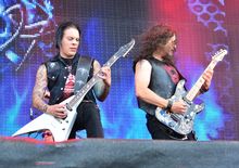 2015년 바켄 오픈 에어의 파커 랭그렌과 마이클 윌턴