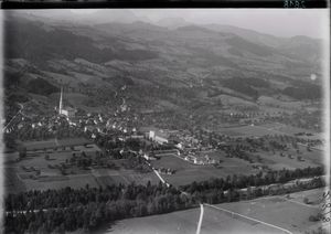 발터 미텔홀저가 1922년에 촬영한 400m 상공에서 바라본 항공 사진