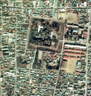 요네자와 성 항공 사진(1976년 촬영)