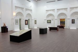 2014년 9월 카타르 재단이 주최한 아랍 서예 전시회