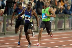 게이가 메모리얼 반담에서 다이아몬드 레이스 결승에서 우승하는 모습