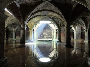 마자간 요새 시타델 아래에 있는 마누엘 양식의 포르투갈 저수지