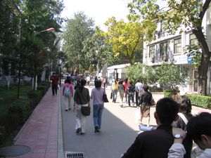 어언대학 캠퍼스와 학생들