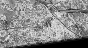 1967년 9월 퉁저우 구 일부 위성 사진