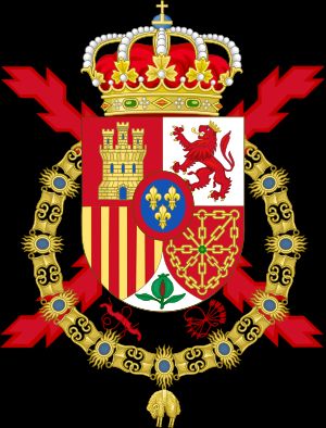 스페인의 왕실 문장 (1974년~2014년) 후안 카를로스 1세 국왕 시대