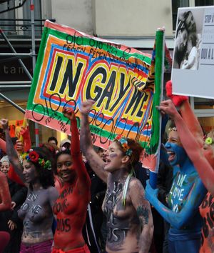 2012년 12월 16일, 파리에서 동성 결혼 지지 시위