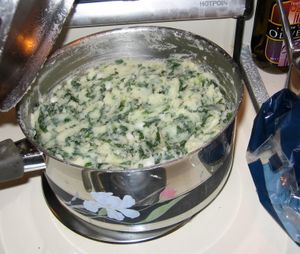 조리 중인 콜캐넌