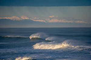 아오라키/마운트쿡과 그레이마우스 해변에서 보이는 다른 산들