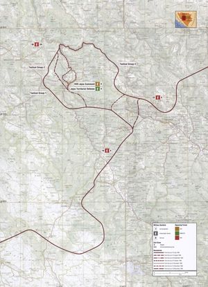 브르바스 '92 작전 지도