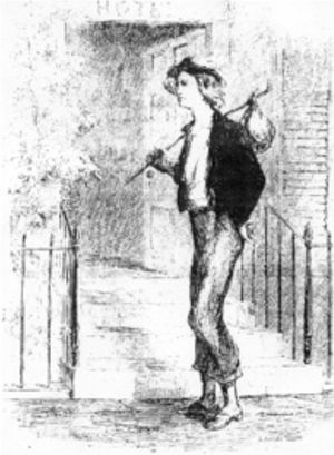 그릴리가 뉴욕에 처음 도착했을 때의 모습