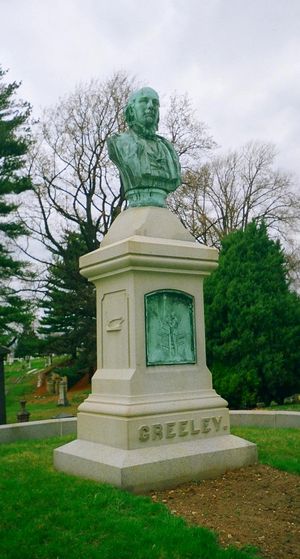 그린-우드 묘지에 있는 호러스 그릴리 기념비