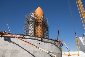 2024년 1월 29일, 인데버를 연료 탱크 및 부스터에 연결하기 위한 최종 준비