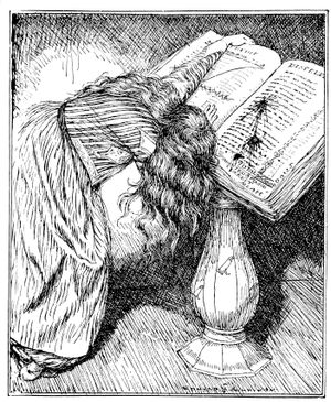 에드먼드 조셉 설리번이 피츠제럴드의 첫 번째 버전 51연을 삽화로 그린 작품