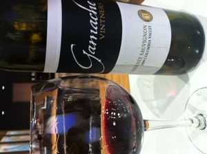 컬럼비아 밸리 AVA에서 생산된 워싱턴 카베르네 소비뇽