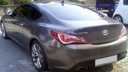 현대 더 뉴 제네시스 쿠페 후측면