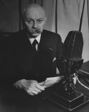 피터 시어즈 게르브란디, 1941년 9월 23일 BBC 마이크 앞에서 망명 정부 총리