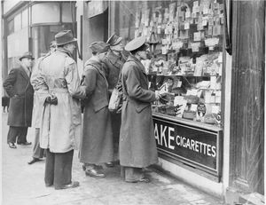 1940년 런던의 체코슬로바키아 군인