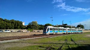 2014년 개조된 나타우의 경전철