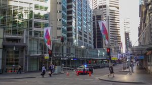 킹 스트리트의 도로 폐쇄