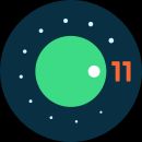 안드로이드 11 로고 (개발자 프리뷰 당시)