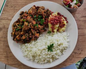 TVP를 사용한 식사