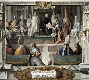 즈보니미르의 맹세, 바티칸의 1611년 프레스코화