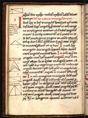 12세기 De geometria 사본