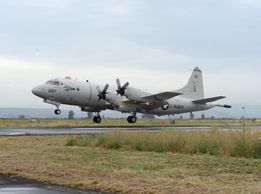 시고넬라 해군 기지(시칠리아)에서 이륙하는 미국 해군의 P-3C, 5월 19일 촬영