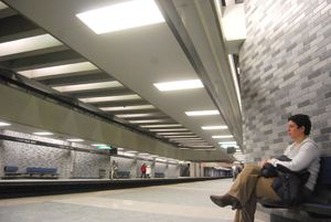 플라스데자르역 승강장