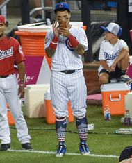 2018 홈런 더비 중의 바에즈