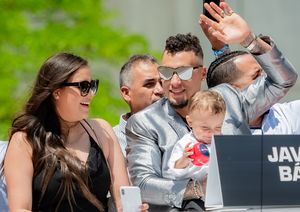 2019년 바에스와 그의 아내, 자녀