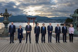 G7 정상회의 지도자들