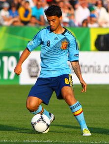 2012년 스페인 U-19 대표팀에서 활약하는 수소