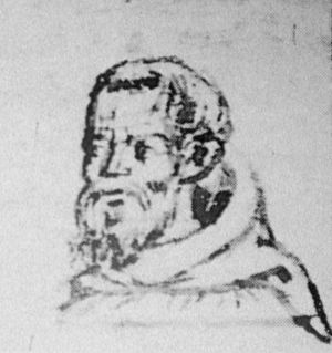 프란체스코회 수도사로 분한 아르메니아 왕 헤툼 2세