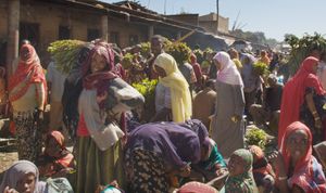 에티오피아의 까트 시장