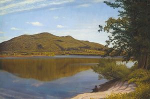 토마스 찰스 패러가 그린 1865년경의 유화 "마운트 톰", 국립 미술관 소장