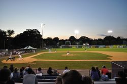 매켄지 스타디움에서 열린 밸리 블루삭스 경기 관중석 모습