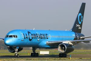 2014년 운항을 시작한 라 콤파니의 보잉 757-200 항공기.