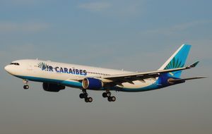 과거 도색의 에어 카라이브 에어버스 A330-200