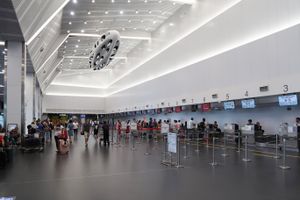 타이중 공항 터미널 2 출발 로비