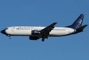 전 블루 파노라마 보잉 737-400