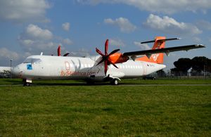 툴루즈 블라냑 국제공항에 보관된 플라이540 ATR 72