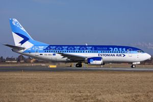 2011년의 전 에스토니아 항공 보잉 737-300