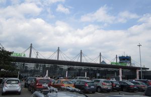 주차장 1에서 본 터미널 A