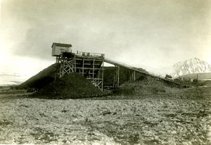 초창기 킹스 베이 광산 작업