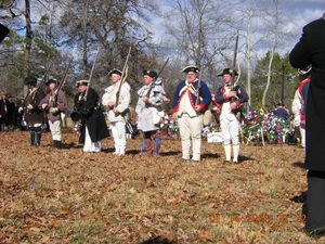 카우펜스 전투 재연, 225주년 기념, 2006년 1월 14일